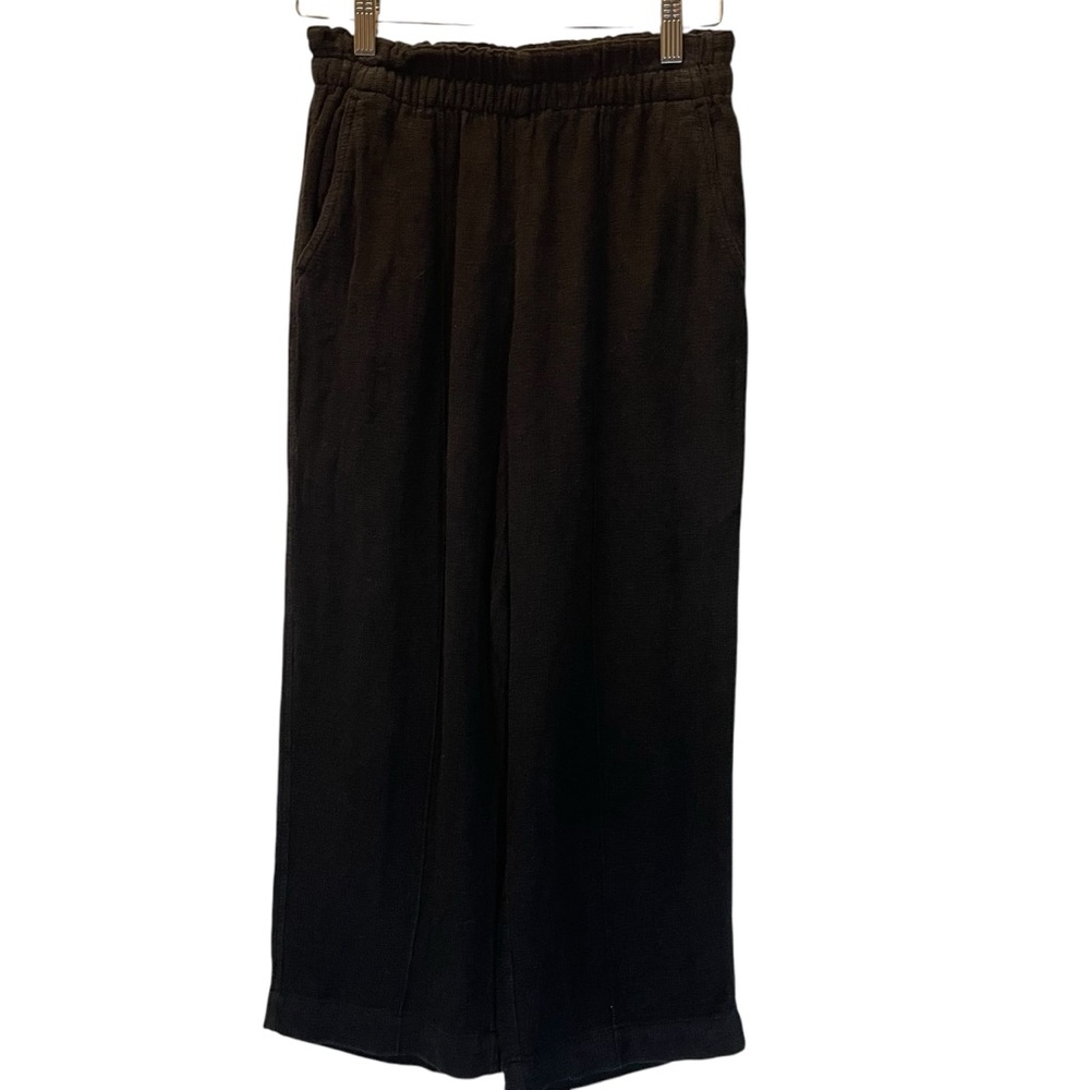Madewell Pull On Elastic Waist Black Pants